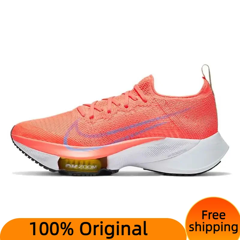 

Nike Air Zoom Tempo Next% Flyknit Bright Mango Women's Sneakers shoes CI9924-800 With Original Box