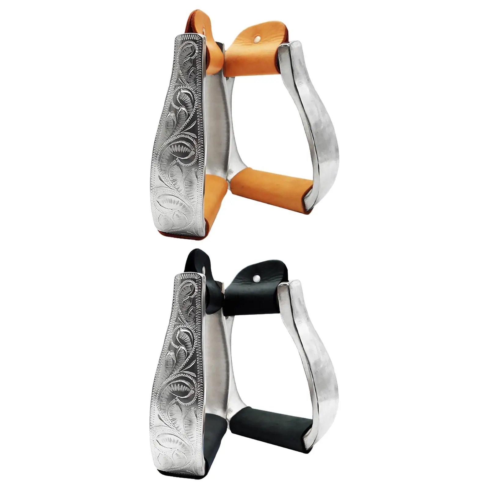 2 Pieces Horse Stirrups Riding Protection Saddle Replacement Supplies Comfortable Saddle Stirrups Accessories for Enthusiasts