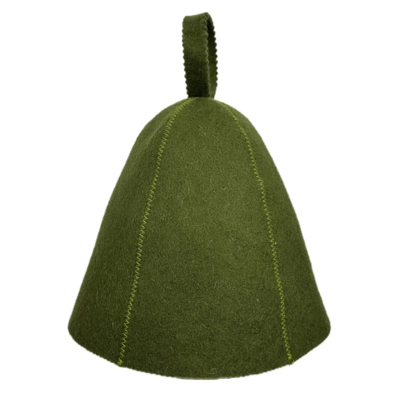 Wool Felt Sauna Hat Household Bath Caps Scarf Stylish Breathable Shower Accessories for Miss Man