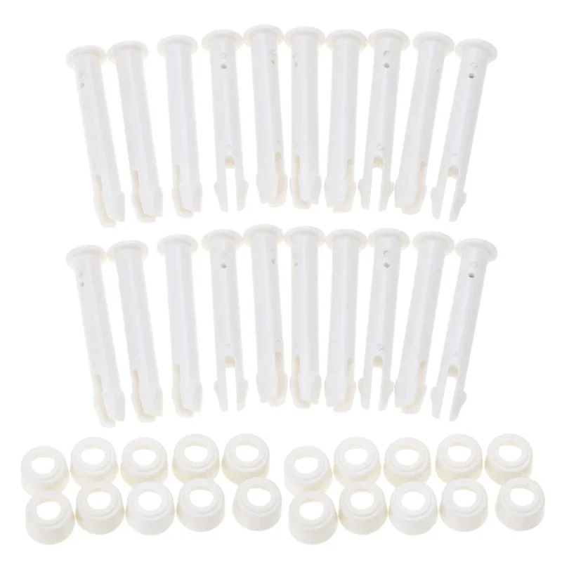 20 Pack Plastic Pool Joint Pins Pool Clips Pool Replacement Parts 5.5/6cm Optional Pins Suitable for Above Ground Pools