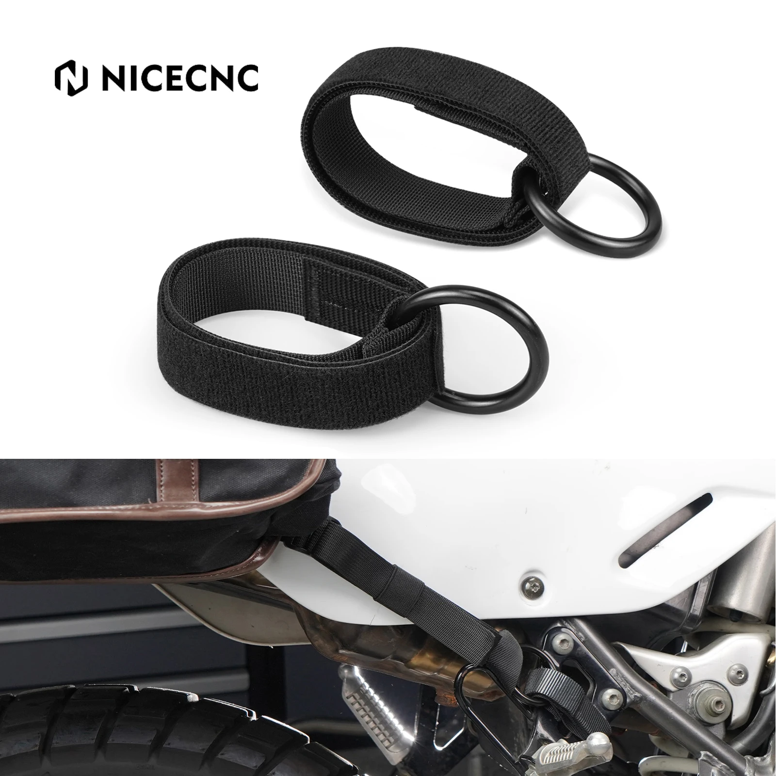 

For Yamaha YZ125 YZ250 YZ250F YZ450F WR250F WR450F 25mm Soft Bag Tie Down Straps Retention Rings For Sherco SE 250R SE 300R SE-F