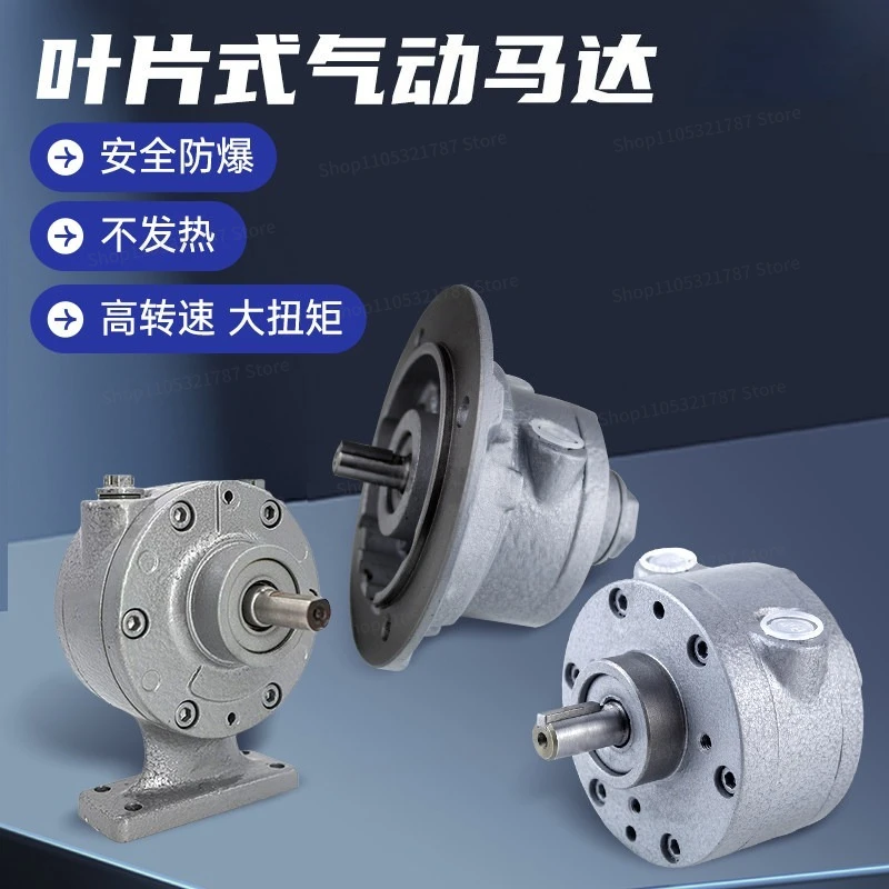 For XSPVM-2AM Vane Pneumatic Motor High Speed and High Power Explosion-proof Positive and Negative Adjustable