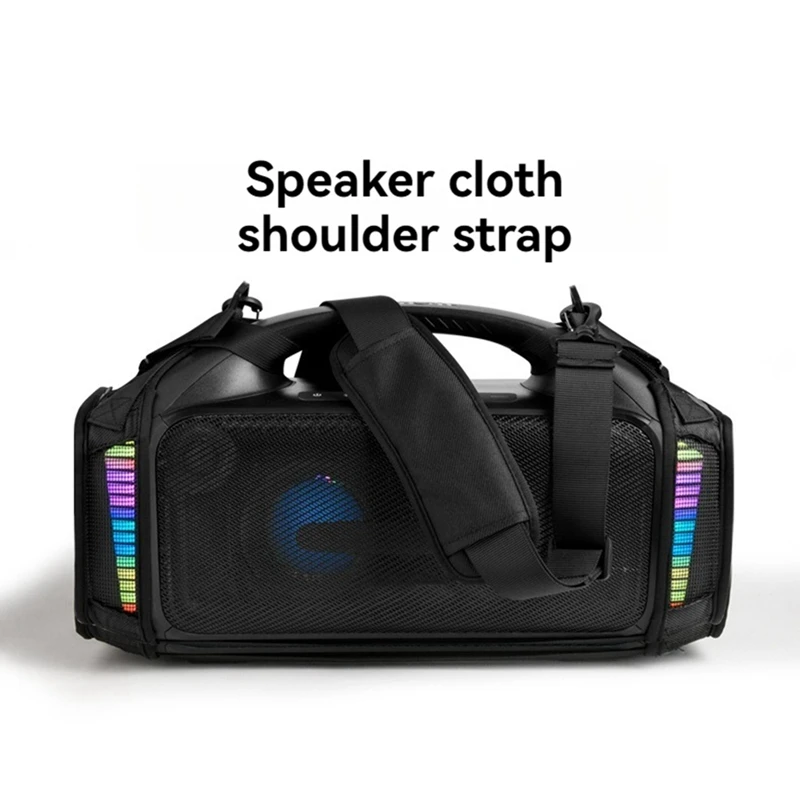 Portable Carrying Strap Case Nylon Fall-Proof Speaker Case With Adjustable Shoulder Strap For Tribit Stormbox Blast