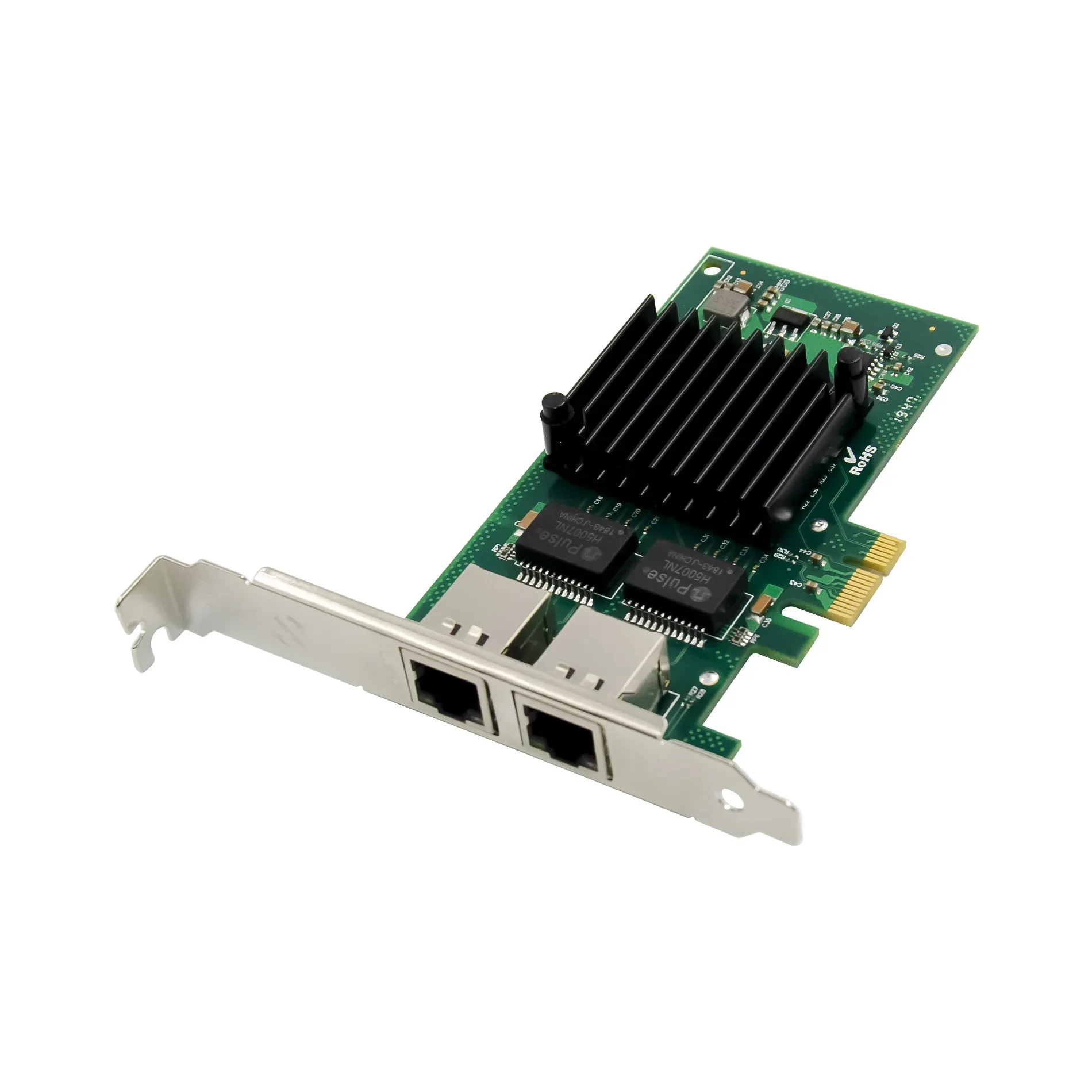 Chip I350AM2 PCI-E Gigabit Cavo per computer desktop a doppia porta Scheda di rete Server I350-T2
