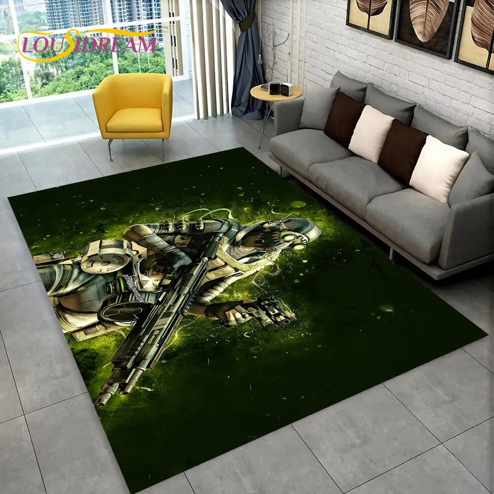 Apex Legends Game Gamer Cartoon Area Rug,Carpet Rug for Living Room Bedroom Sofa Doormat Decoration,kids Play Non-slip Floor Mat