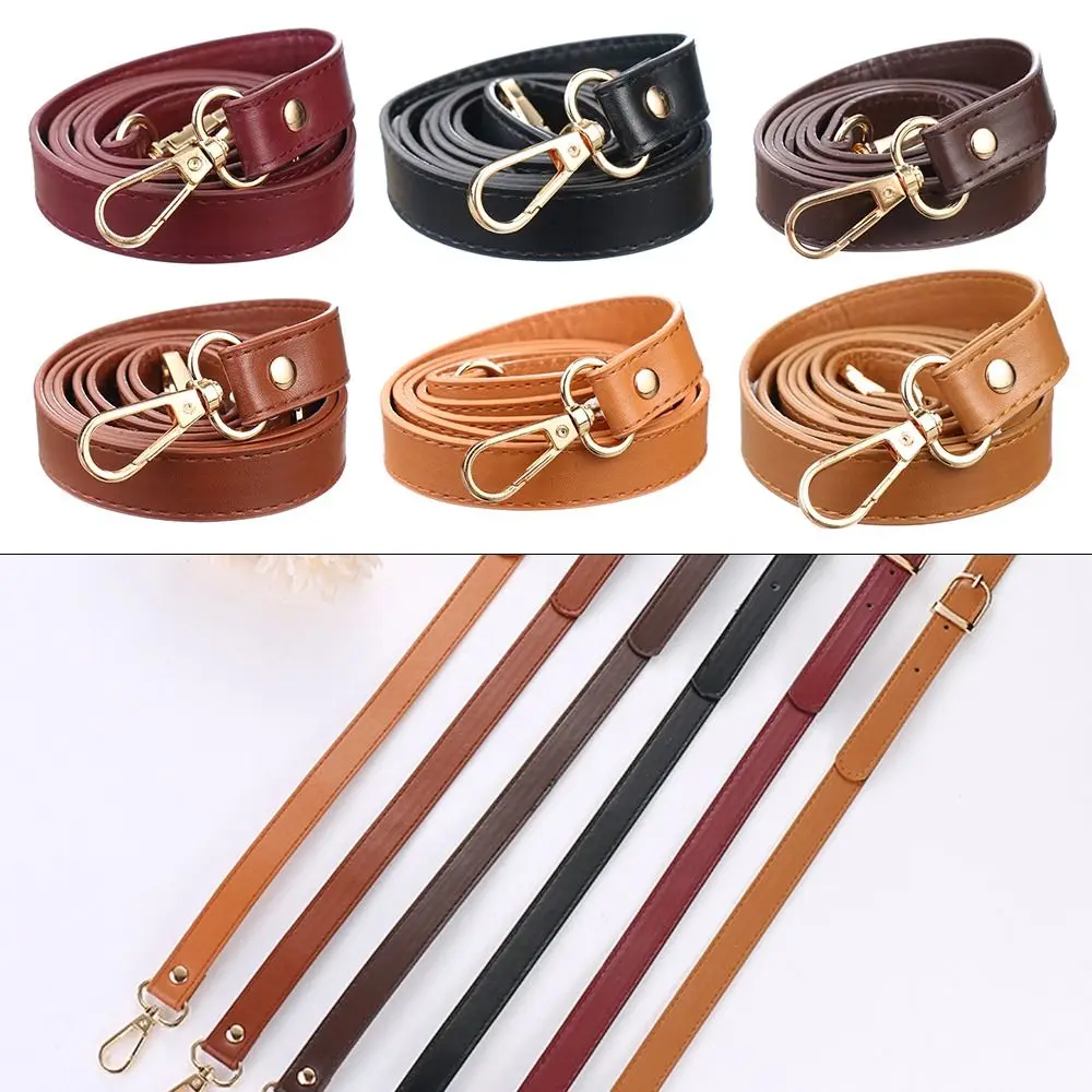 Fashion 120cm Adjustable Bag Handle Replacement Bags Strap Women Leather Shoulder Bag Parts Handbag Belts Strap Bag Accessories