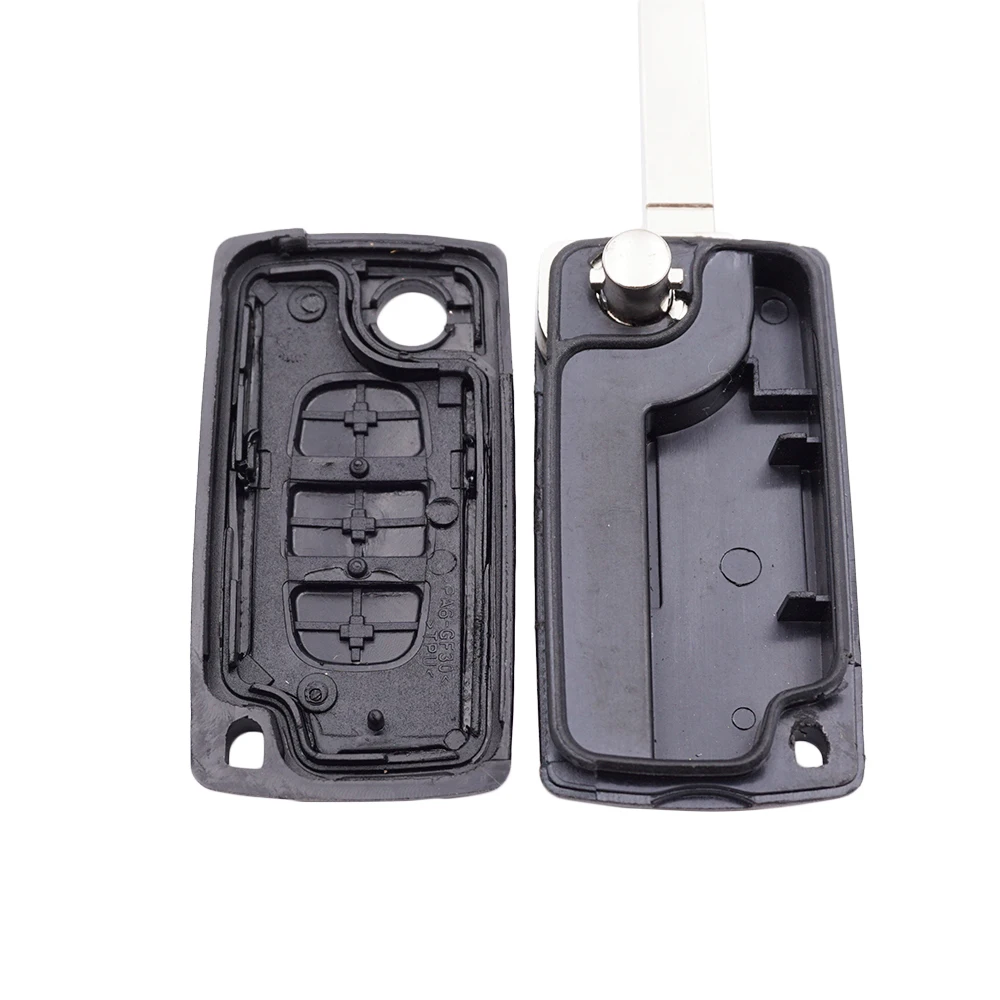 Xinyuexin 3 Buttons Remote Car Key Case Shell for Fiat Scudo 2007 2008 2009 2010-2016 Peugeot Partner  2 Pcs/lot