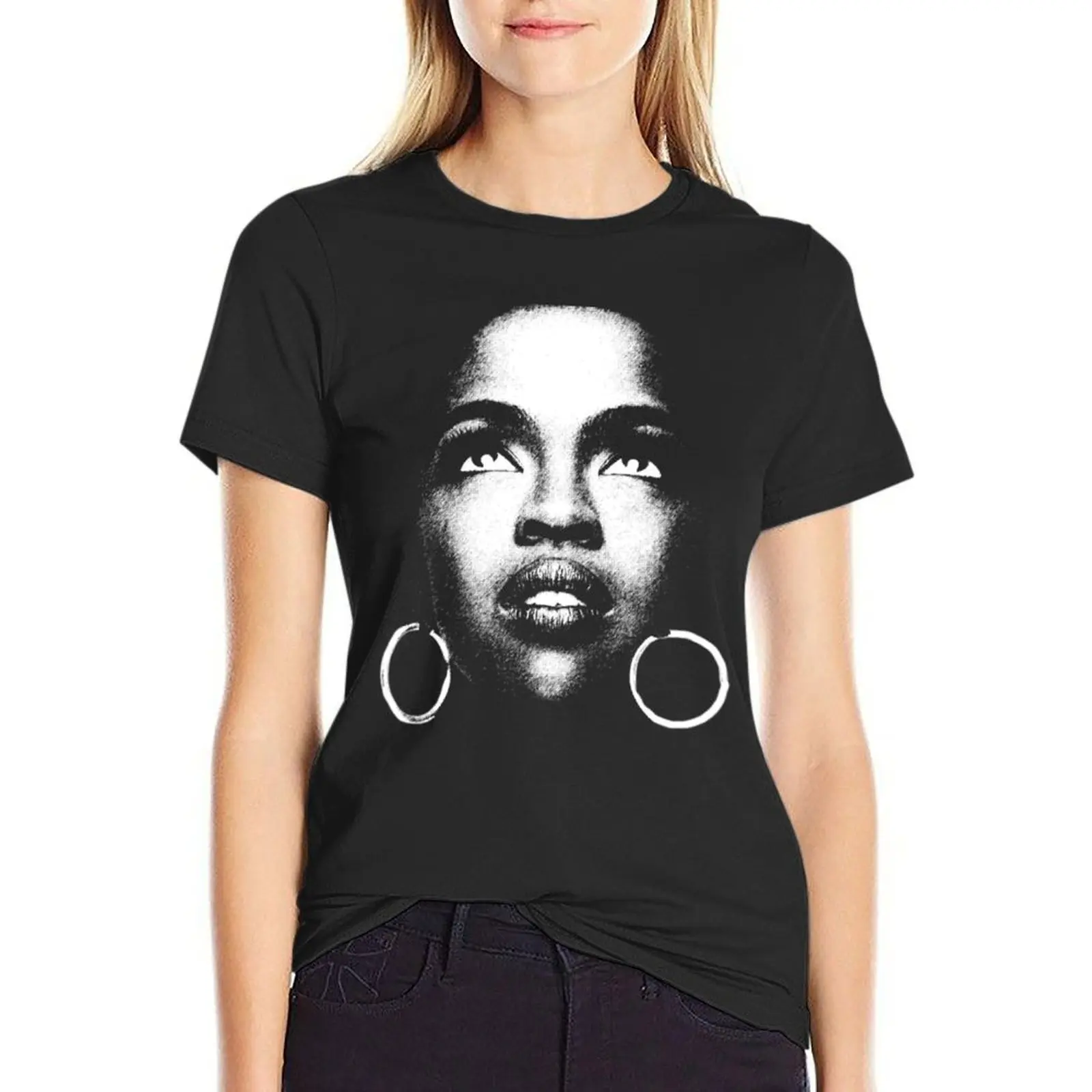 

Lauryn Hill T-Shirt shirts graphic tees tops customs oversized t-shirts for Women graphic tees funny