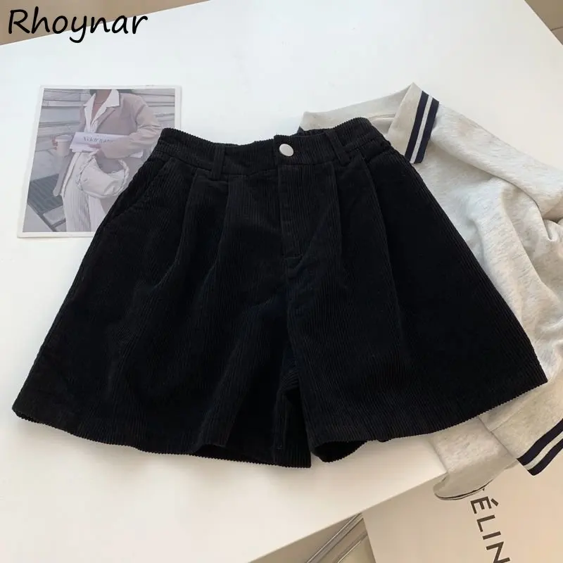 

Повседневные шорты женские Minimalist Baggy S-4XL Шорты Женский Preppy Sweet Girlish с высокой талией Chic Ulzzang Hipster Aesthetic Trousers