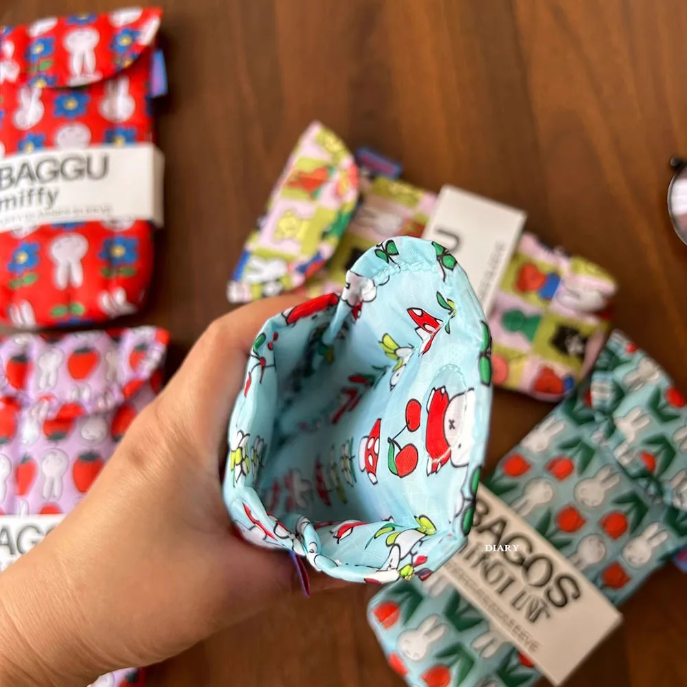 Kawaii Miffy Niedlicher Regenschirm Cartoon Kaninchen Druck Baumwolle Clip Verdickung Tragbare Brillentasche Mädchen Geschenk – Detail 8