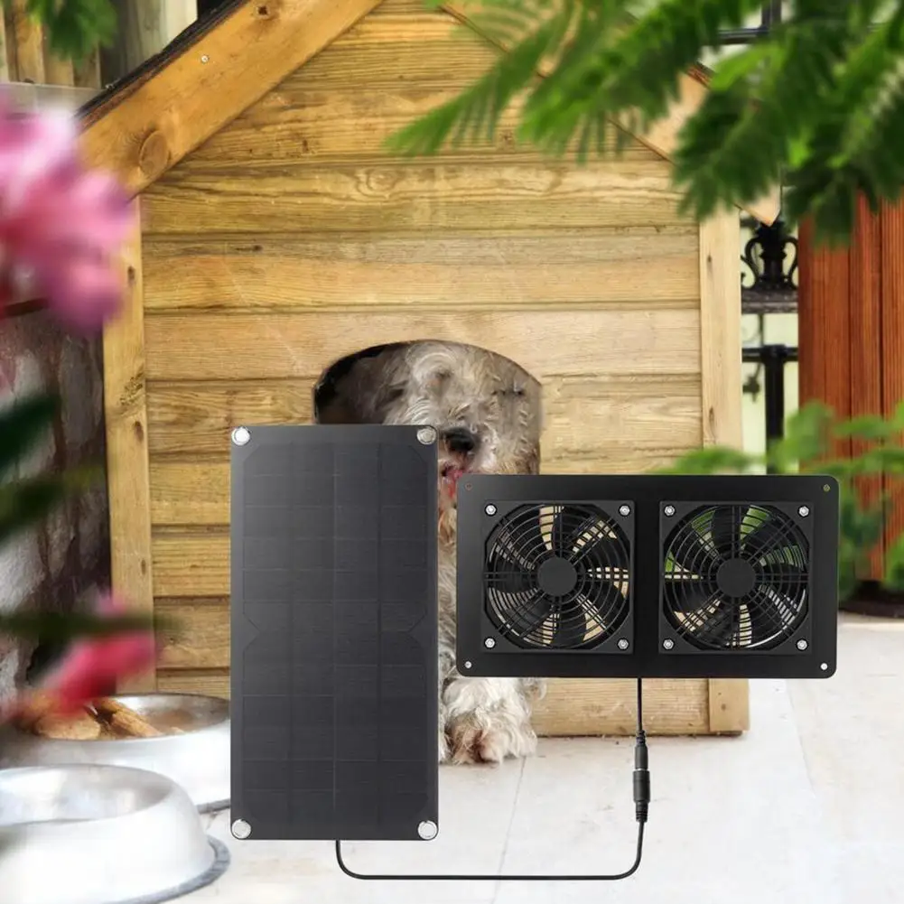 Solar Exhaust Fan Wire-free Solar Fan for Efficient Rvs Greenhouses Waterproof Design 3000rpm High Speed Wide Application Solar