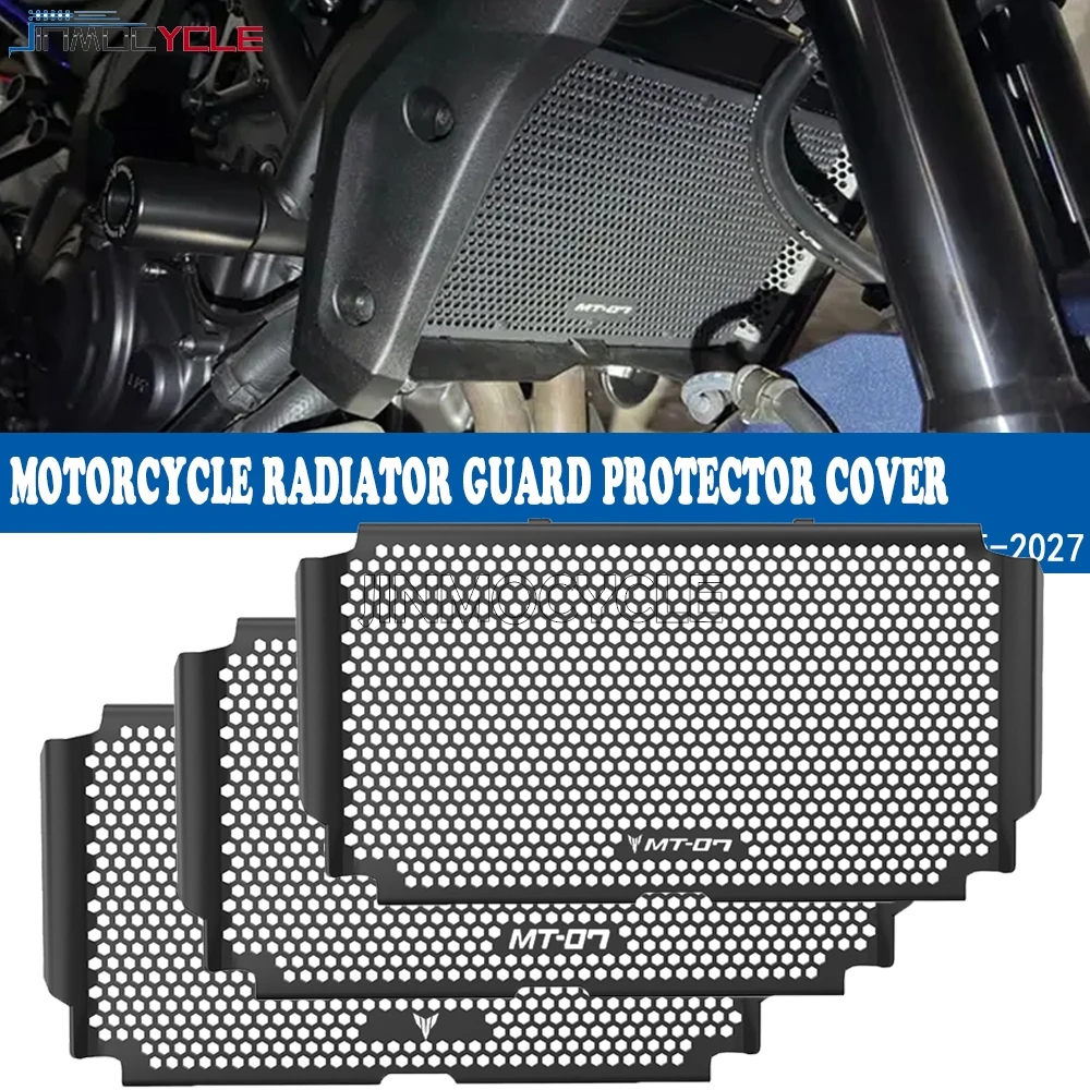 

New Accessories Radiator Grille Guard Cover Protector For Yamaha MT07 2025 2026 2027 MT-07 MT 07 2019 2020 2021 2022 2023 2024