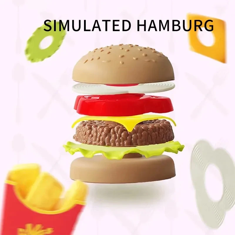 Jongens En Meisjes Keuken Simulatie Hamburger En Friet Speelgoed Kinderen Spelen Huis Tepbekend Voedsel Speelgoed Educatief Speelgoed