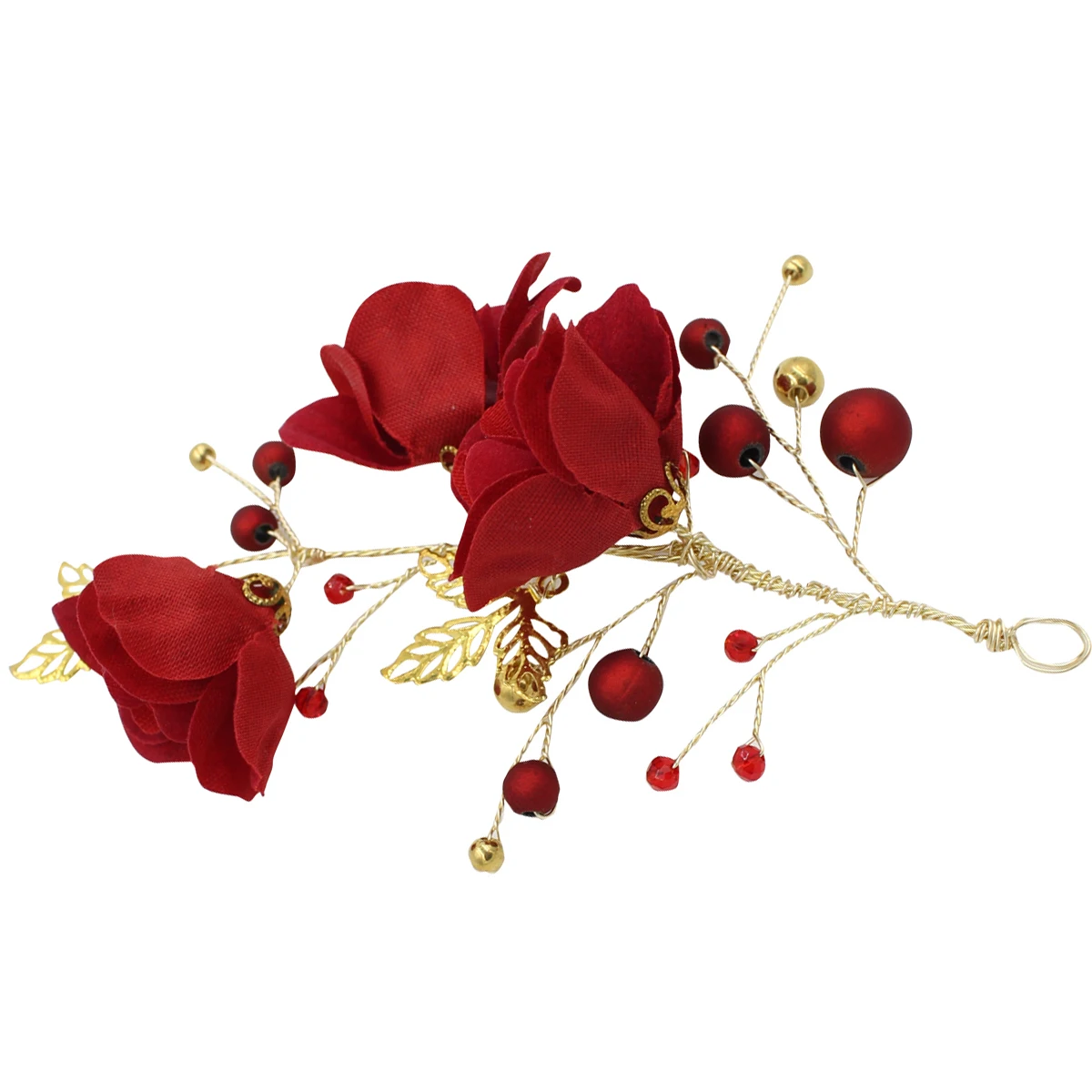 

1 Piece Beautiful Bridal Headdress with Rose Decor Exquisite Detail Easy to Fix on Hair Perfect for Wedding Party Bridal