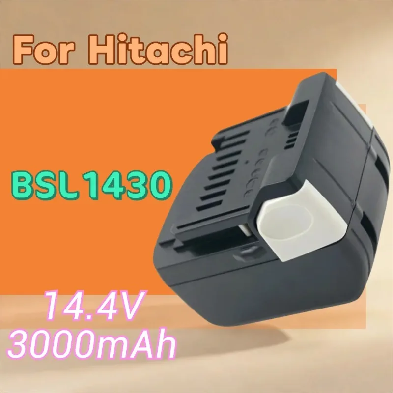 

14.4V for Hitachi Li-ion Power Tool Battery BSL1415 BSL1430 CJ14DSL BSL1440 330067 330068 330139 330557 5.0Ah Tools Batteries