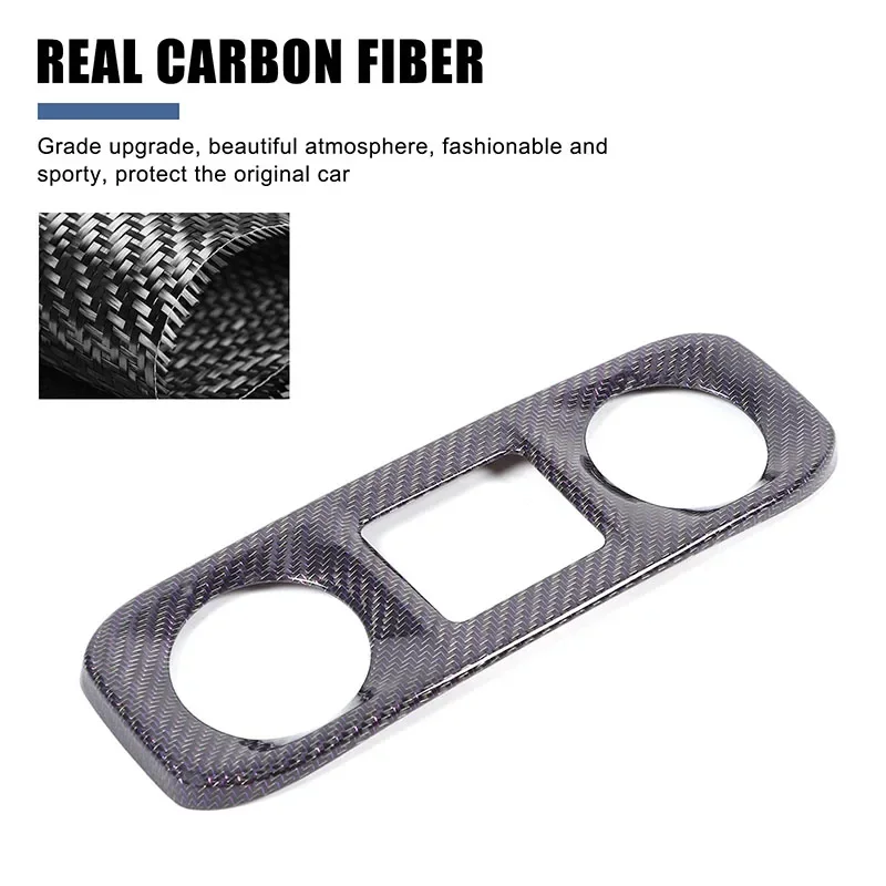 For Mercedes-Benz G-Class W463 W464 2019-2025 Car Center Air Condition Outlet Vent Panel Cover Real Carbon Fiber Trim Accessory