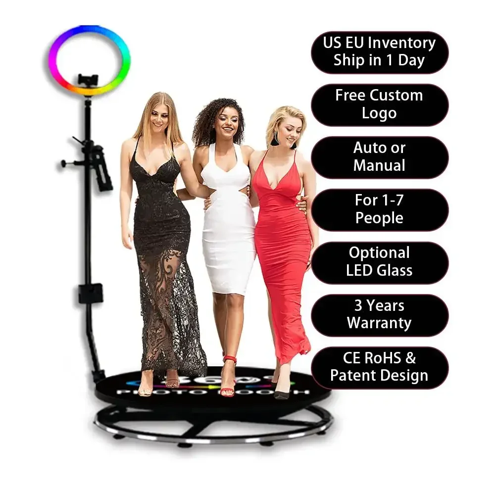 360 photo booth ring shooting equipment 360 photo booth rents a 360-degree ring shooting table