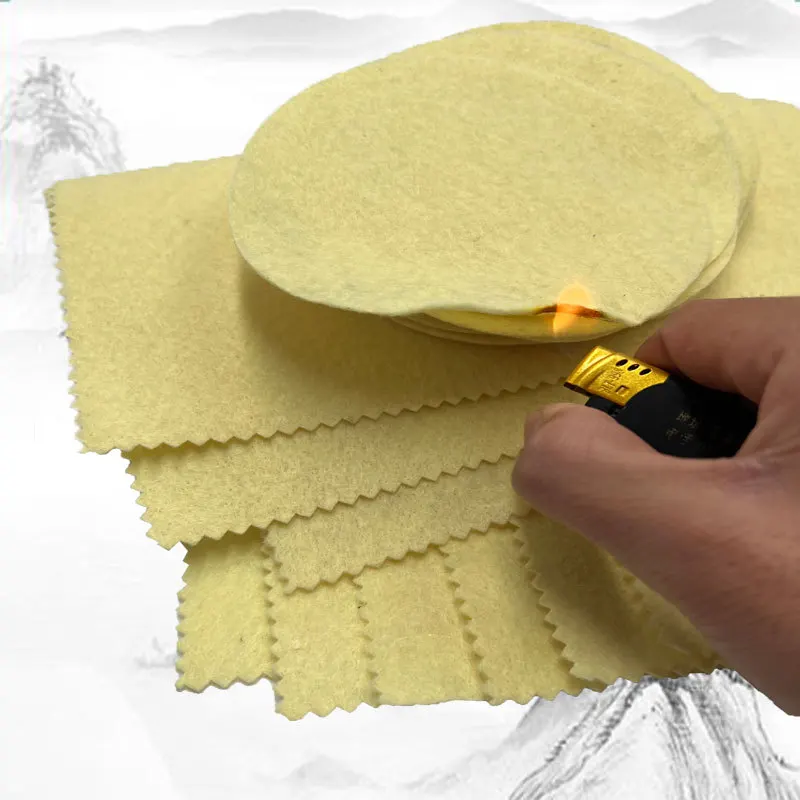 Aramid flame retardant and heat-insulating non-woven fabric 100% aramid fiber 100gsm/200gsm