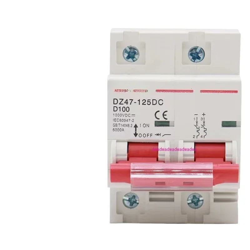 

Photovoltaic DC circuit breaker mcb air switch DZ47-125DC 2P125A DC500V