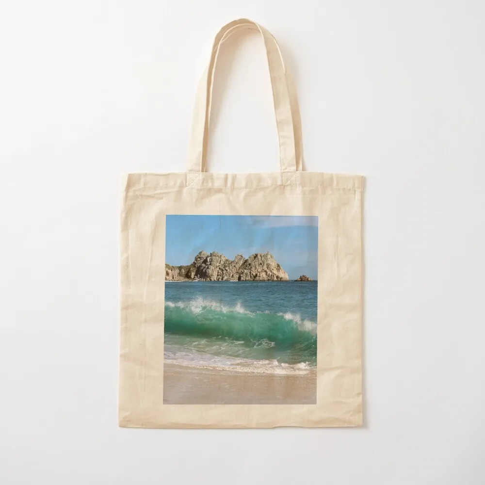 Logan Rock Porthcurno Cornwall Tote Bag Woman shopper bag Women's shopper bag Women's handbag