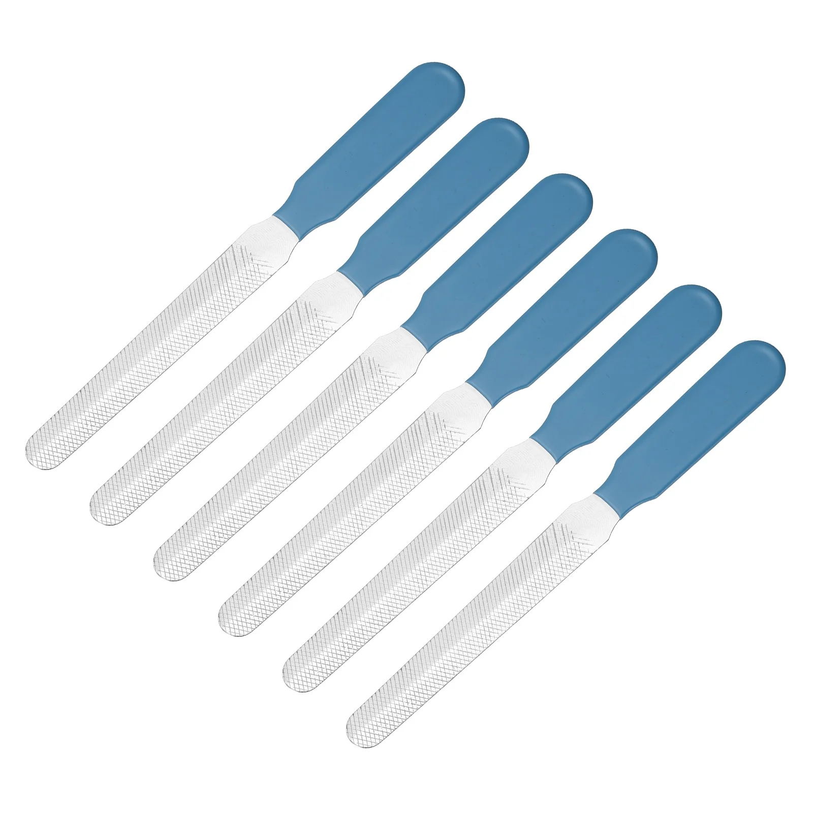 6 Pcs Stainless Steel Pet Nail File Durable Pet Claw Smoothing Rough Edges Professional Nail Grooming Tool for Indoor Dog Cat