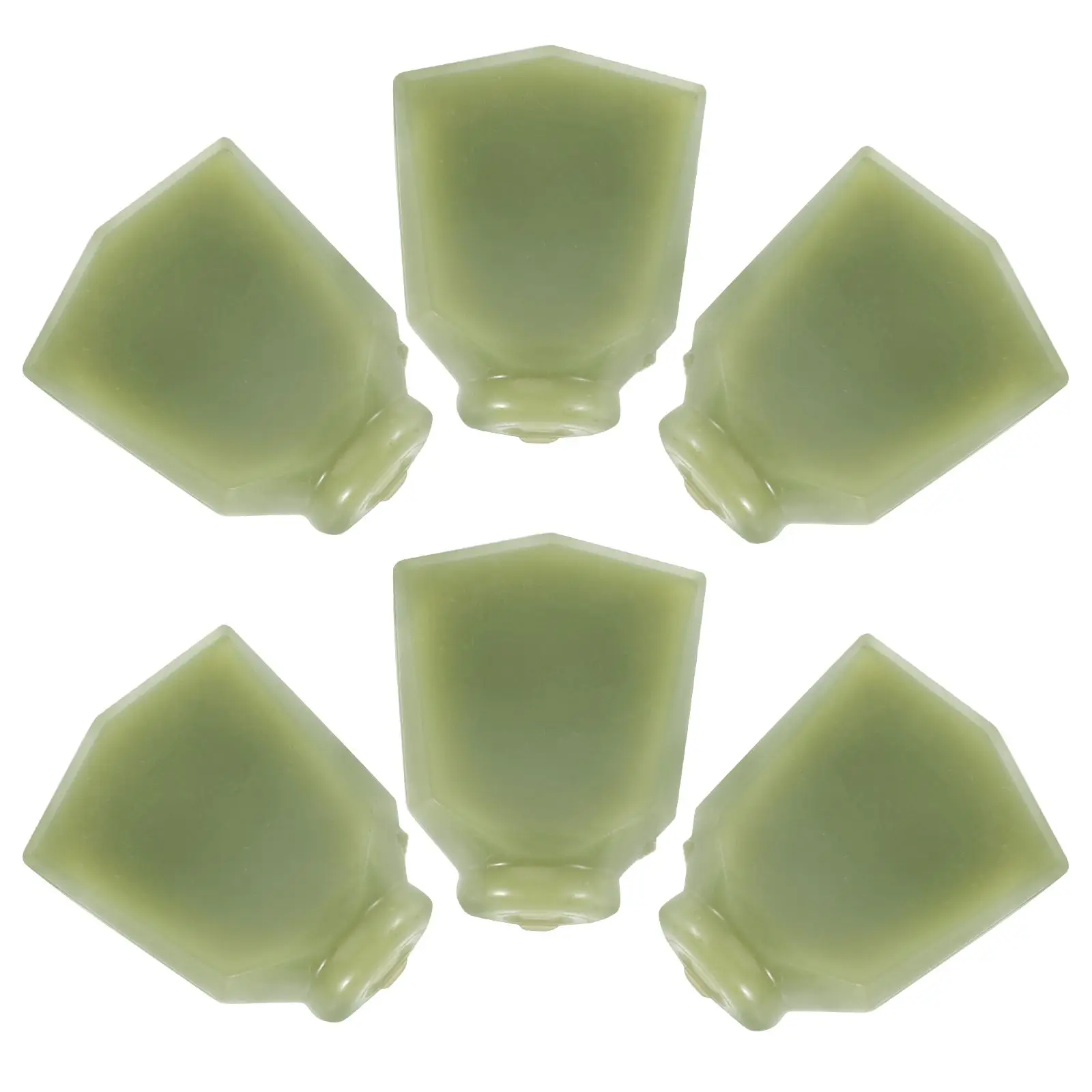

6 Pcs Tuner Handle Pegs Olive Green Acoustic Electric Accessories Guitar Accessories Tuning Knob Caps Replacement Parts