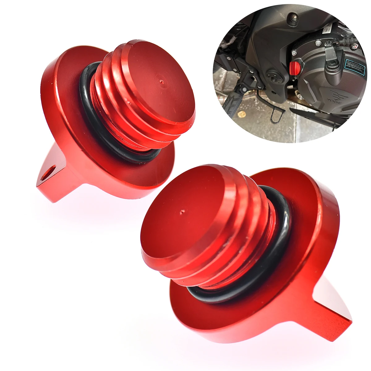 

For Yamaha Honda Suzuki Kawasaki Ducati Universal Parts Motorcycle Crankcase Cap CNC Engine Oil Filler Screw Cover Plug M20*2.5