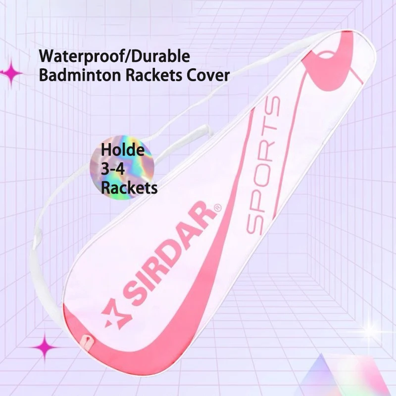 

Badminton Racket Bag Single Shoulder Portable Waterproof Durable Scratchproof Storage Bag Large Capacity Triple-Layer Protection