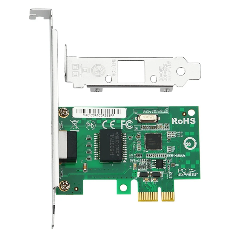 PCI Express Network Card PCIE X1 To RJ45 Gigabit Ethernet Network Adapter For  I210 Chip 1000Mbps PXE Network Card