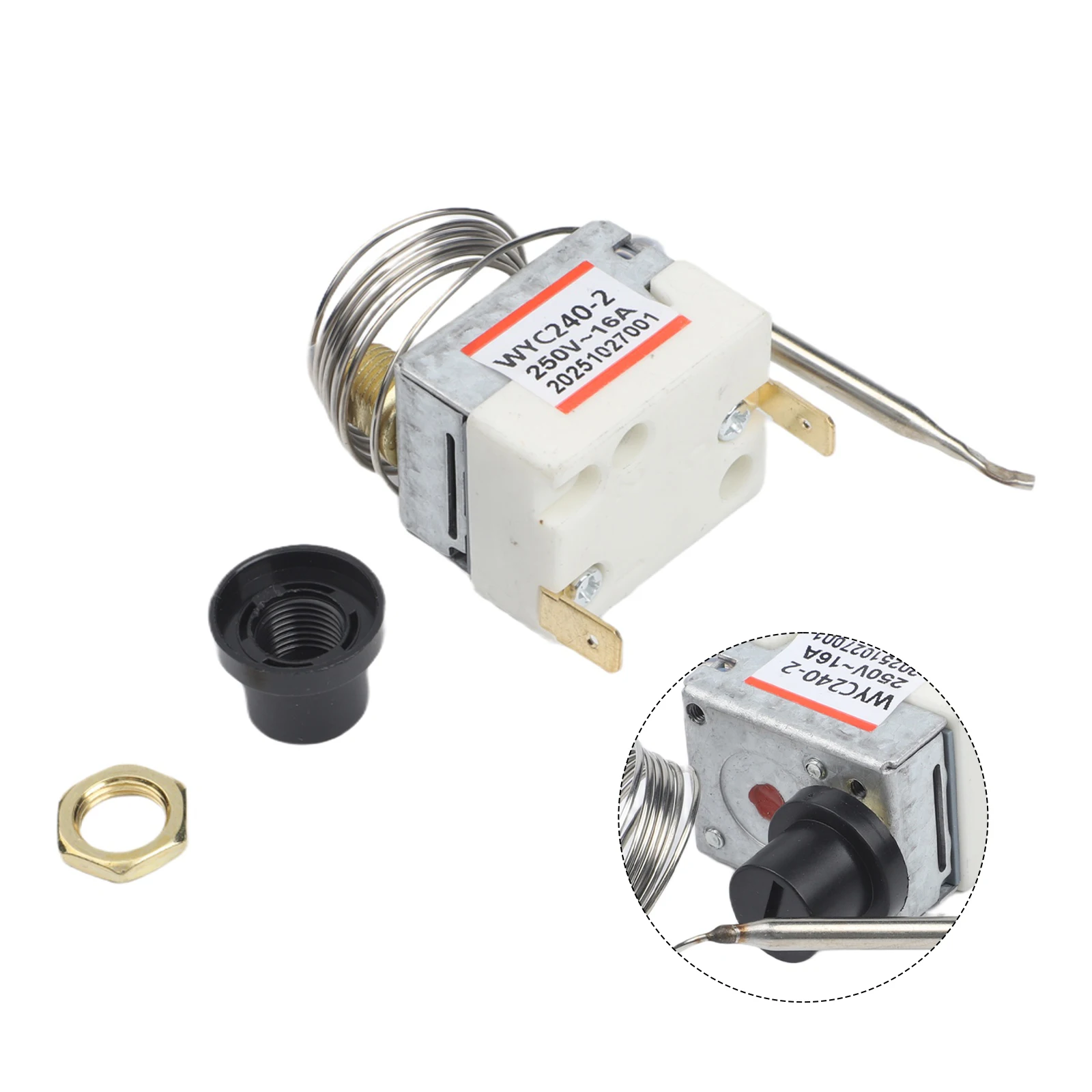 Commercial Kitchen Thermostat Kitchen Equipment High Temperature Fryer 35 28.1 26cm Temperature Control Reliability In Kitchen