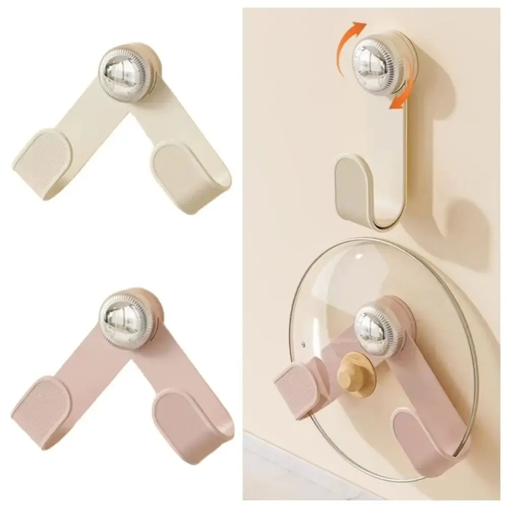 

Suction Cup Rotating Pot Lid Rack Chopping Board Cutting Board Hooks Kitchen Multifunctional Nail-free Wall Mounted Shelves
