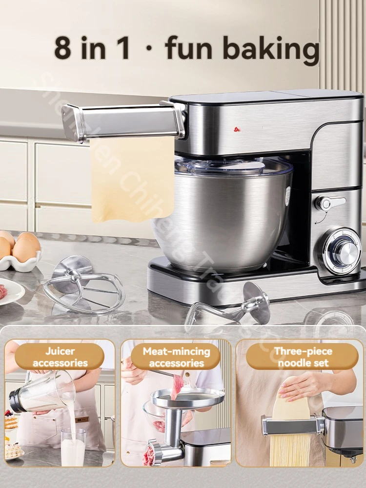 7L Kitchen Electric Mixer Multifunctional Mixer Egg Whisk Dough Cream Mixer Machine Automatic Food Blender