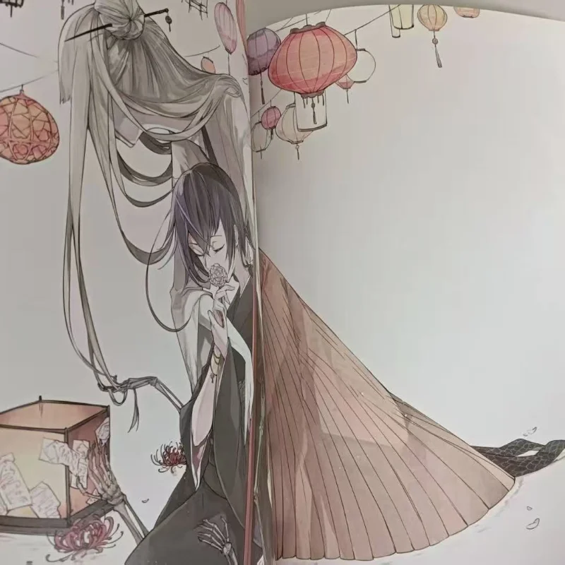 Bungo Stray Dogs Ilustracje Kreskówki Książki z grafiką Album fotograficzny Malowidła Antologia Harukawa 35 Prac Plastycznych Książka Anime