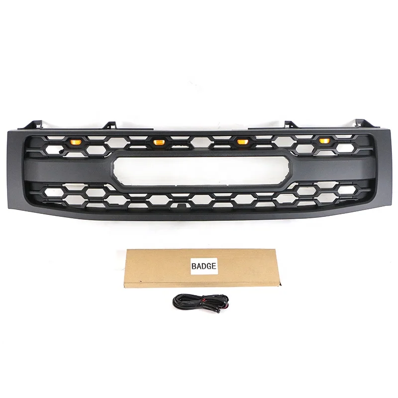 

Off Road Auto Parts Exterior Accessories Car Black Front Upper Grille LED Radiator Grill Parrilla Fit For TITAN Armada 2004-2007