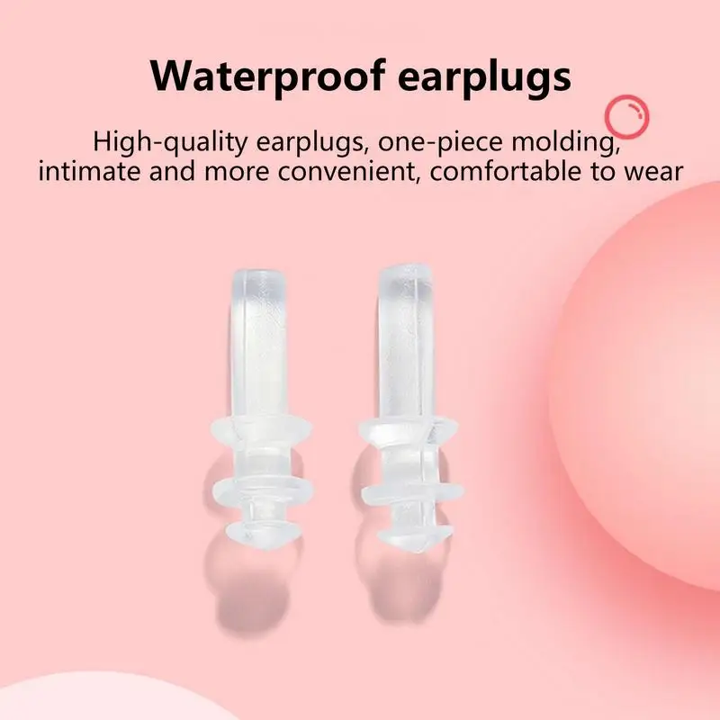 Óculos de natação profissional Girl Cartoon Swim Óculos com Ear Plug Waterproof Anti Fog Swim Eyewear para crianças Kids Gifts