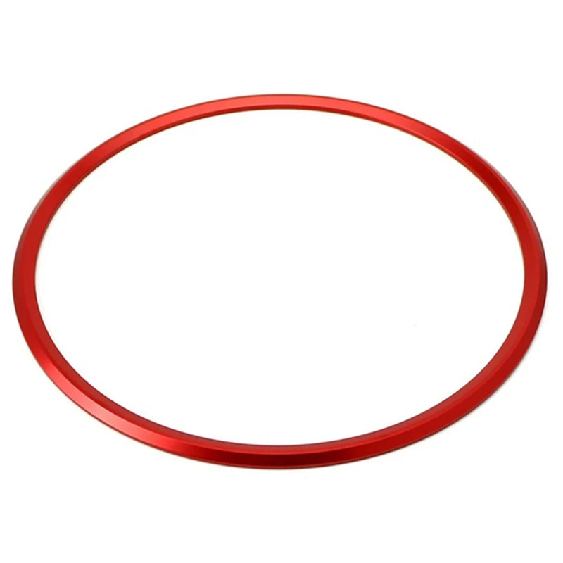 Red Aluminum Steering Wheel Ring Interior Part For Porsche Cayenne Panamera Macan Cayman/Boxster 911 (145Mm)