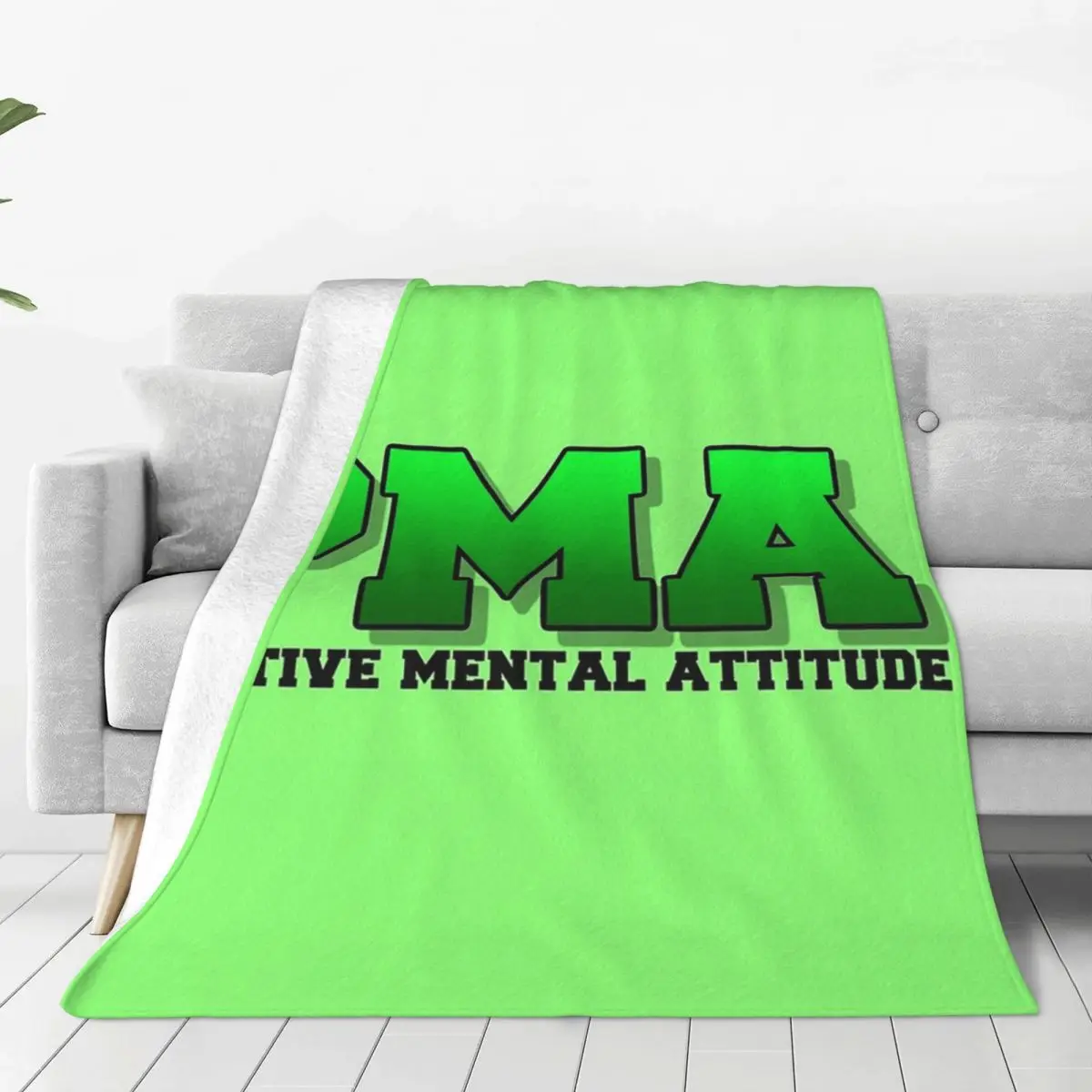 

Pma- Positive Mental Attitude - Jacksepticeye Blankets Flannel Sofa Throw Blankets For Couch Bedding Throws Bedspread Quilt