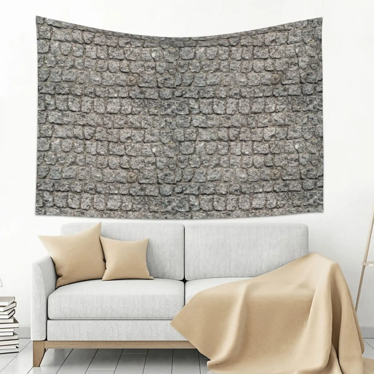 

Stone pavement texture. Tapestry