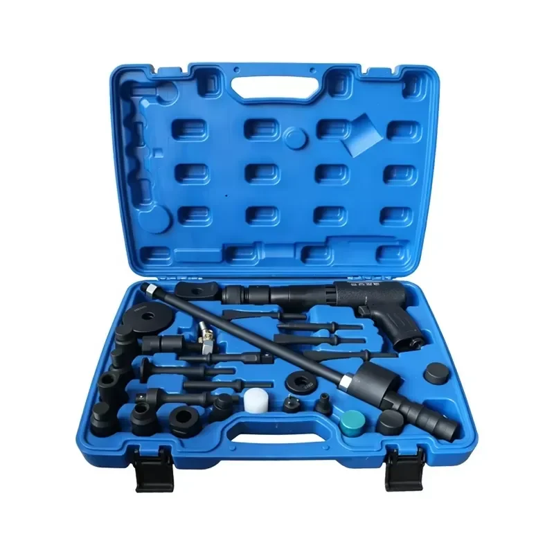 Multi-function Pneumatic Hammer-ball Head to Remove Nozzle Horse Air Hammer Kit Flat Chisel with Indent Tail Pipe Cutter Tool