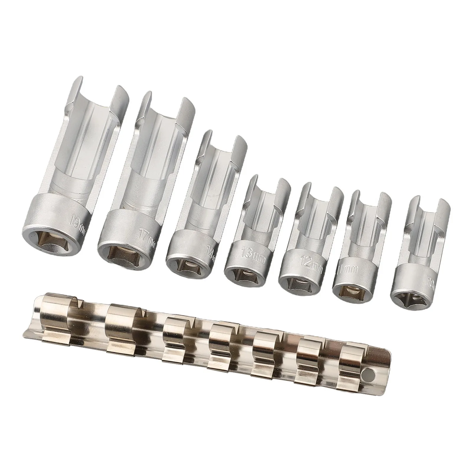 Hot New Socket Wrenches 10mm To 19mm 7pcs Replacement Set Socket Wrench Spare Parts Brand New Diesel Equipment