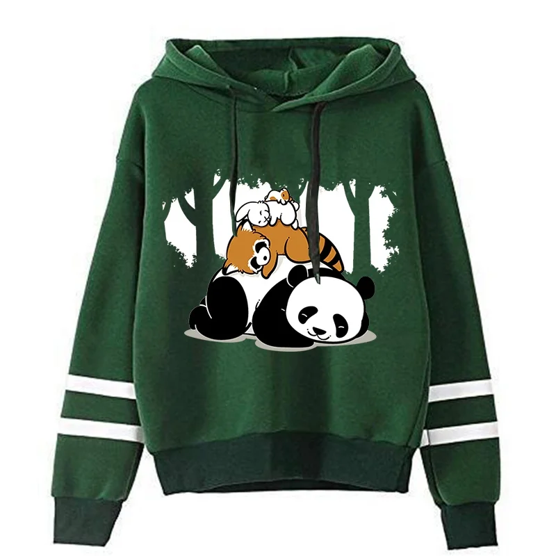 Hot Funny Panda Printed Tops Harajuku Hoodie Fashion Sweatshirt Women Men Casual Pullover Hoodie