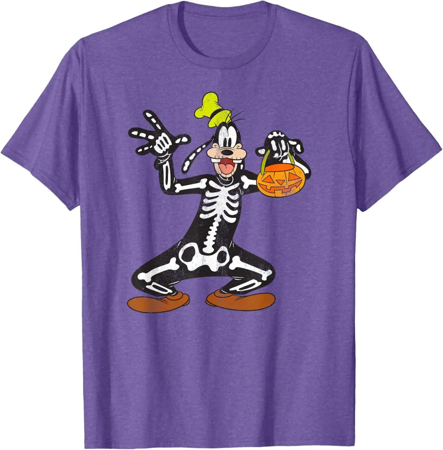 Goofy Skeleton Halloween T-Shirt image 3