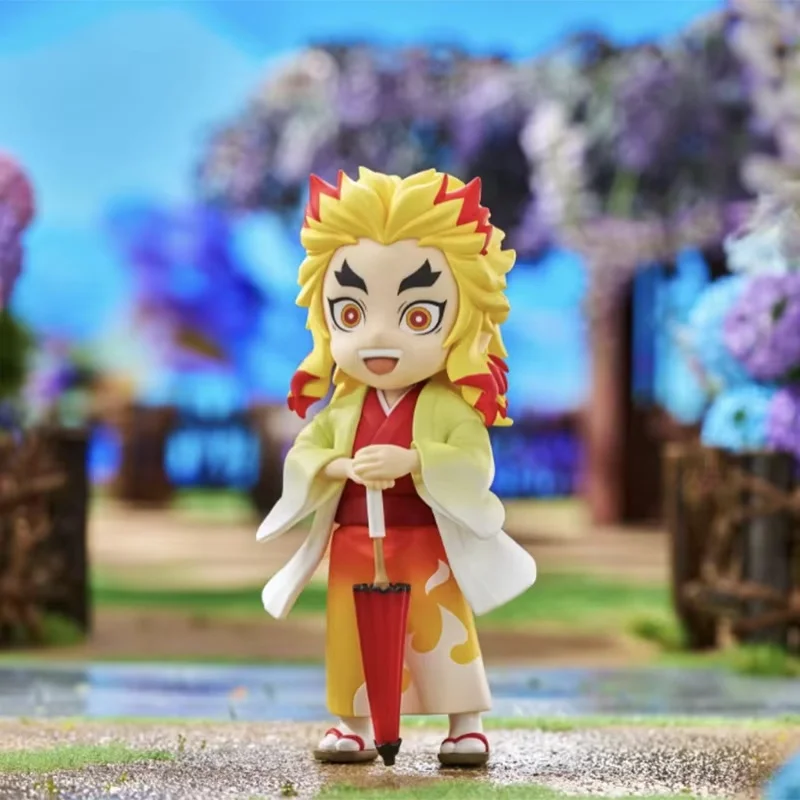 Demon Slayer: Kimetsu No Yaiba Infinity Castle Tsuyu temporada Q versión Chibi figura coleccionable modelo Anime regalo demonio