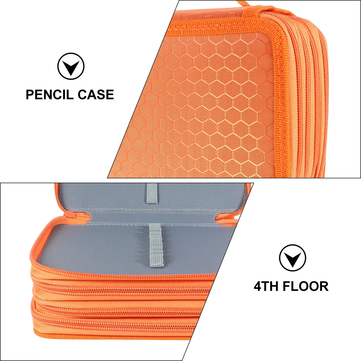 

72 Slots Pen Bag 72 Slot Pen Case 72 Slots Colored Pen Case Stationary Box with Zipper