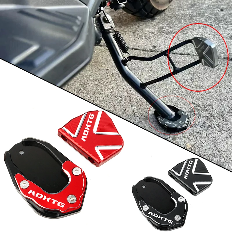 

New For SYM ADXTG400 ADX TG 400 2024 2025 Motorcycle Enlarged Pad Side Stand Foot Kickstand Auxiliary Foot pedal Support Plate