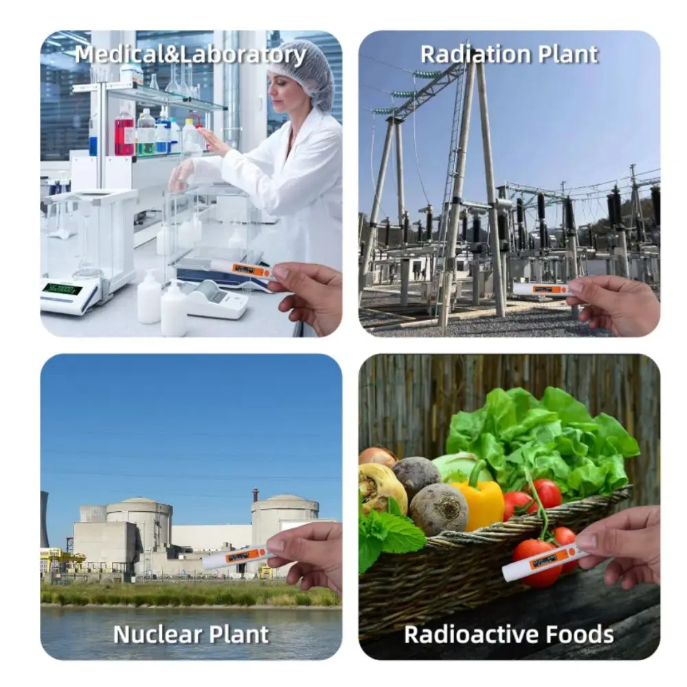 

Portable Nuclear Radiation Detector Handheld Pen Type Geiger Counter High Sensitivity Personal Dose Dosimeter Beta Ray Detection