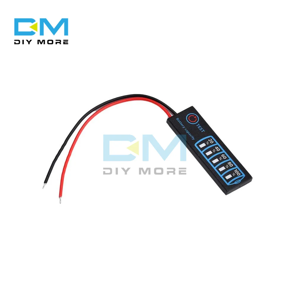 1-3pcs BMS 3S Lithium Battery Charge LED Display Tester Li-po Li-ion Capacity Test Power Level Indicator Board