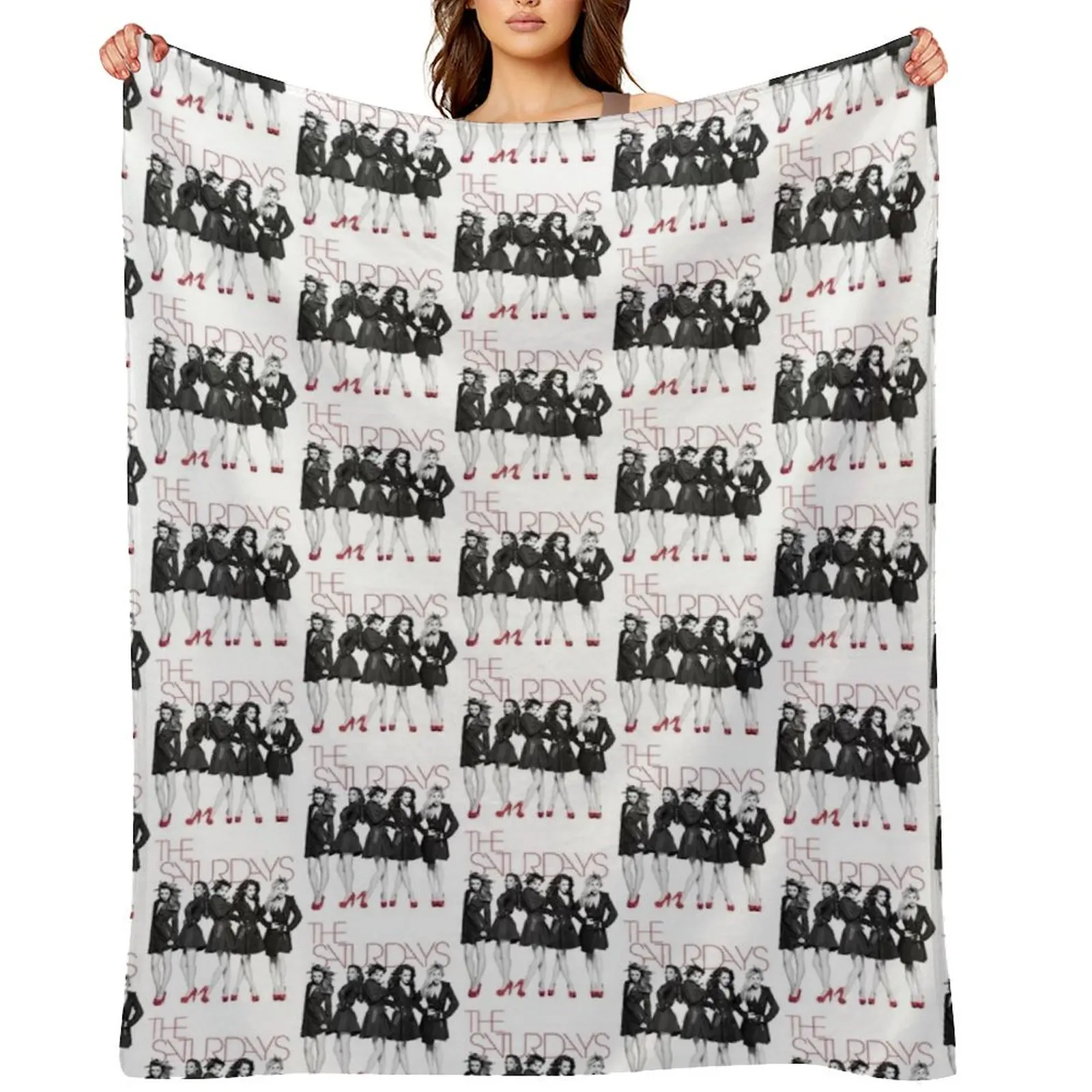 

The Saturdays - Work Tour replica Throw Blanket bed plaid Luxury Designer Winter beds christmas decoration Blankets