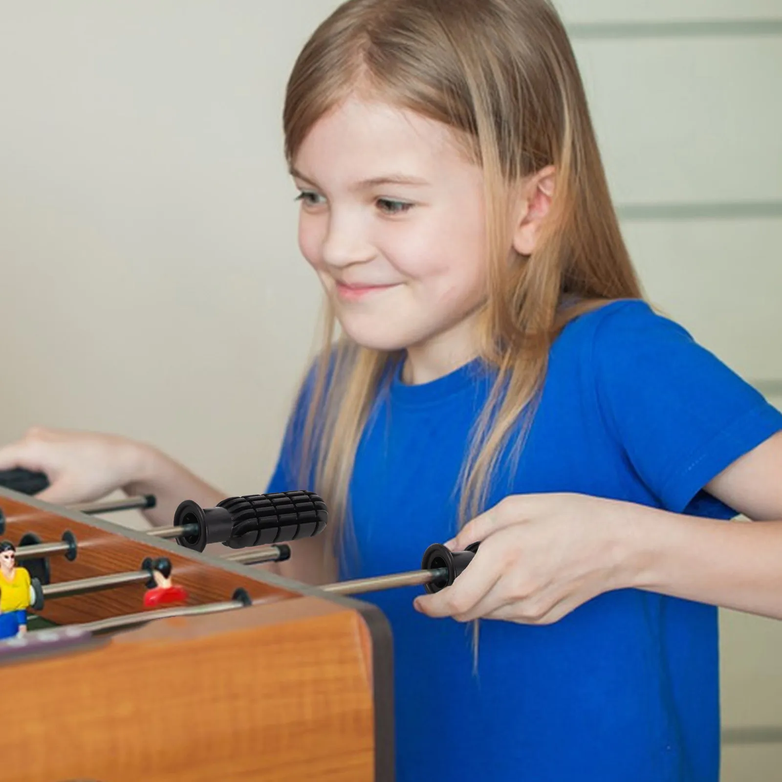 

Комплект сменных ручек для настольного футбола 32 мм с зубчатыми наконечниками, сине-белые, для настольного футбола