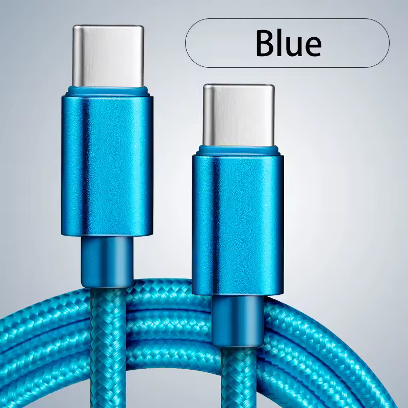 66W 5A Nylon 1m 2m 3m USB C To Type C Fast Charging Cable for Iphone 15 16 Pro Max Samsung S24 Xiaomi OPPO Charging Cable - Image 7